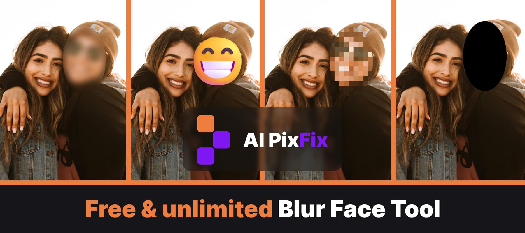 Free and unlimited blur face tool — blur, pixelate or hide any face in a picture